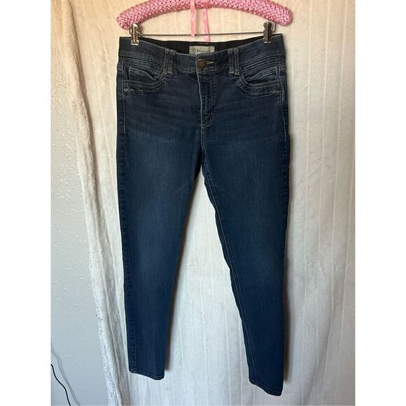 Democracy “ab” Technology Blue Jeans Woman’s Size 10 Skinny Leg - Picture 1 of 11